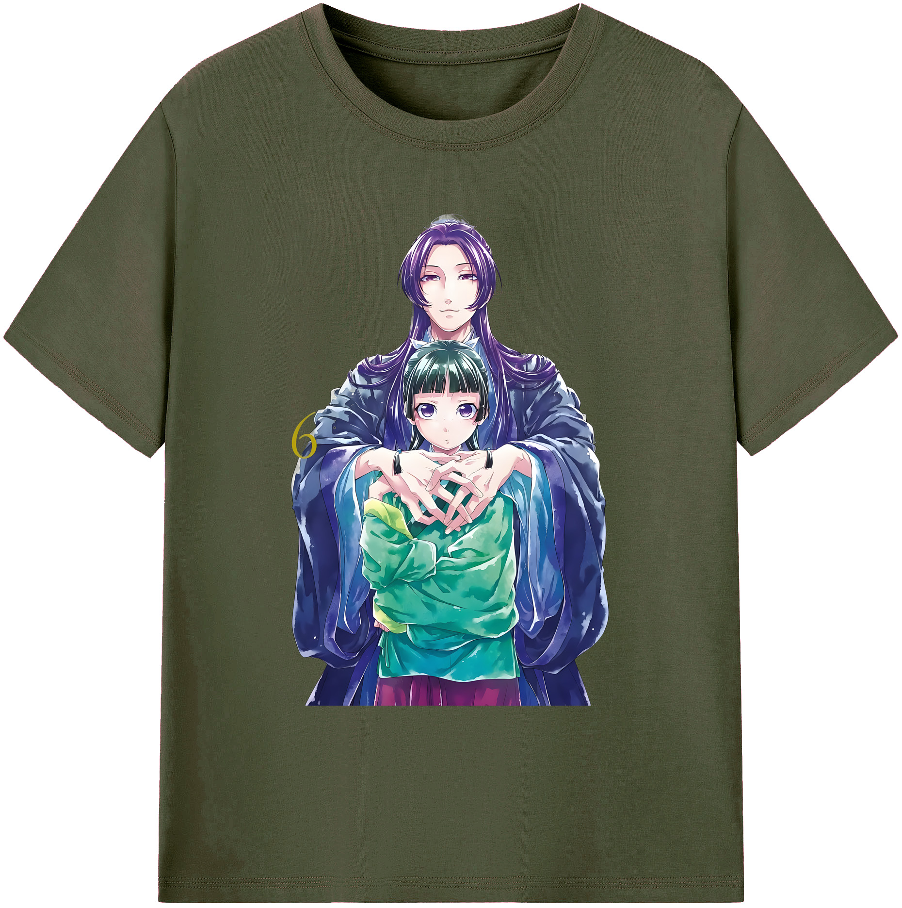 （画像用） 薬屋のひとりごと The Apothecary Diaries 綿100％ メンズ半袖Tシャツ｜肌触りやわらか＆通気性